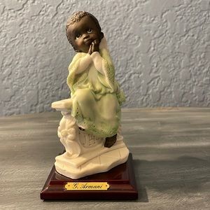 Rare 1987 G. Armani “Little Treasure” Black Angel